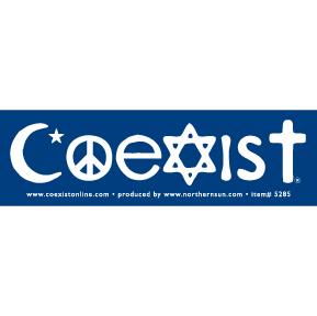 Religions Coexist Sticker