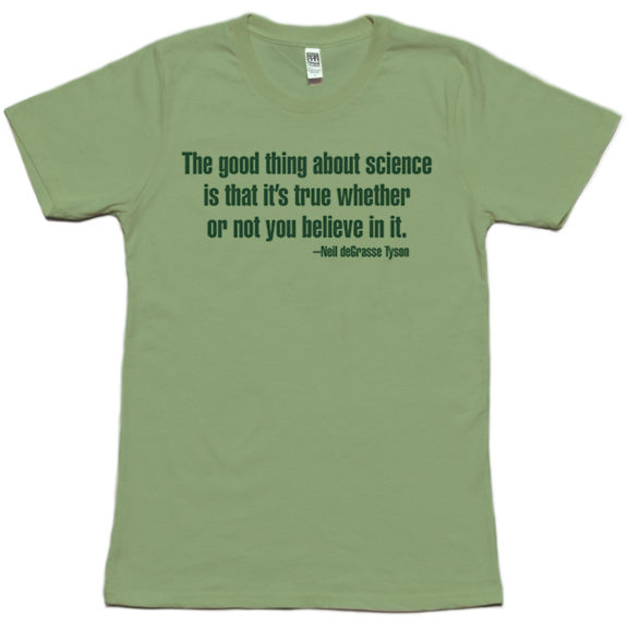 About Science Womens Organic Tshirt