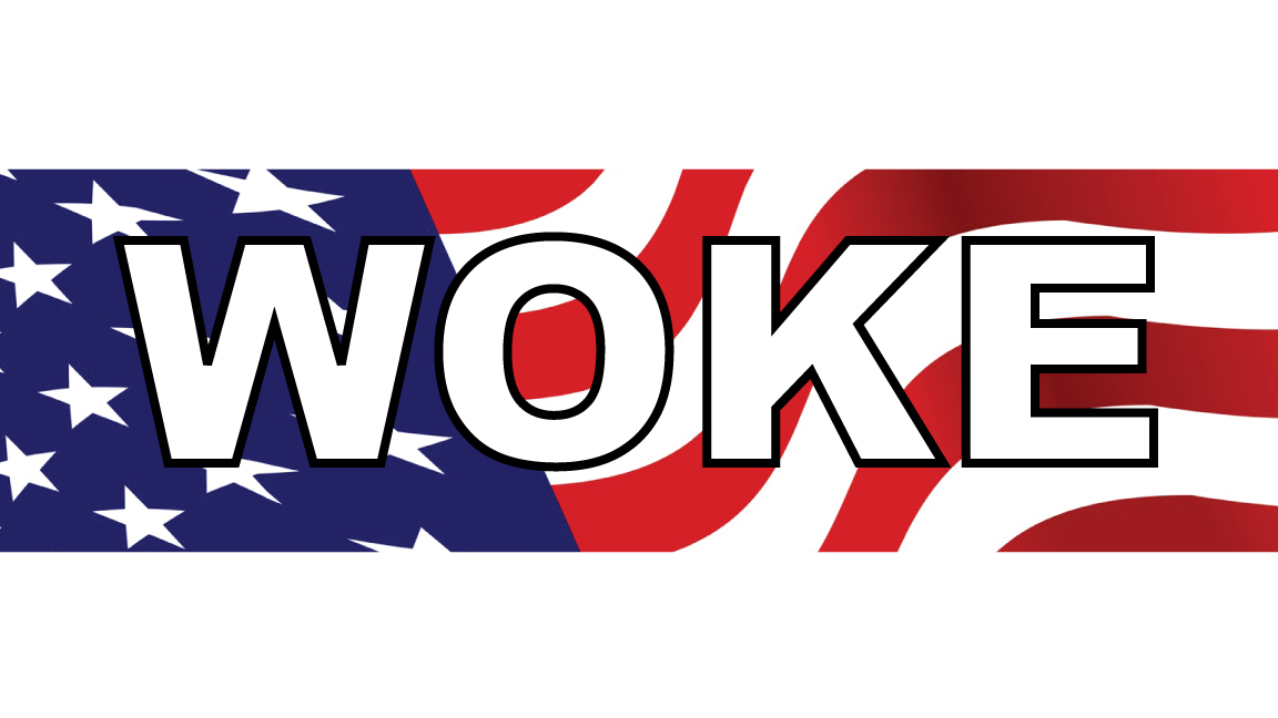 Woke America Sticker