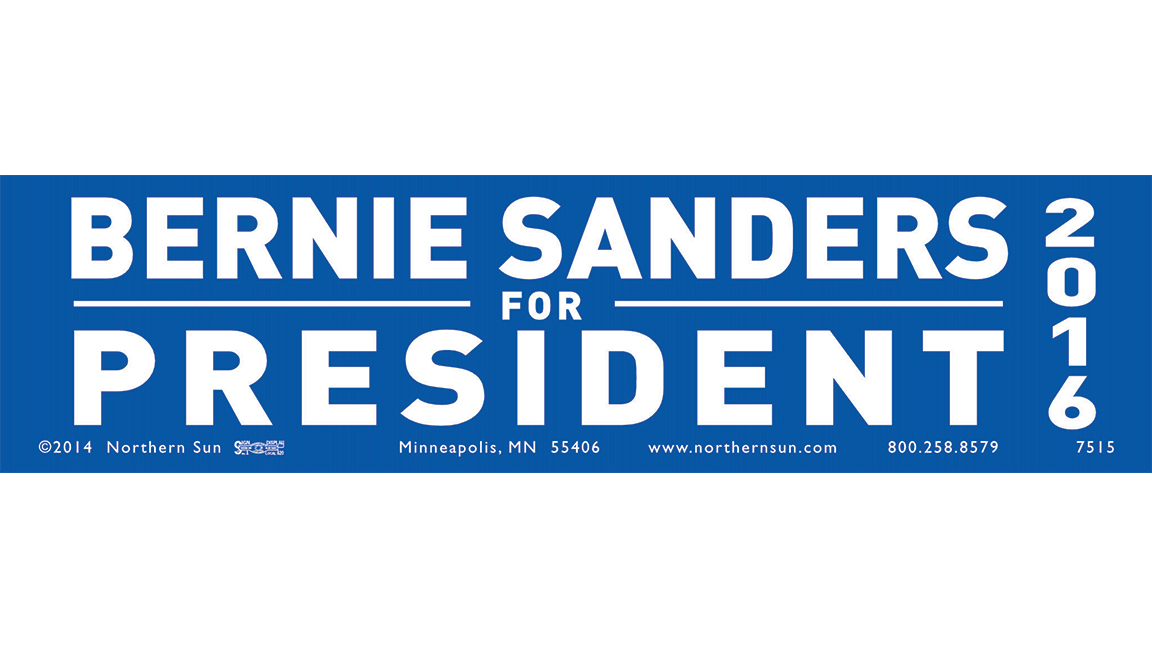 Bernie Sanders for President Bumper Sticker