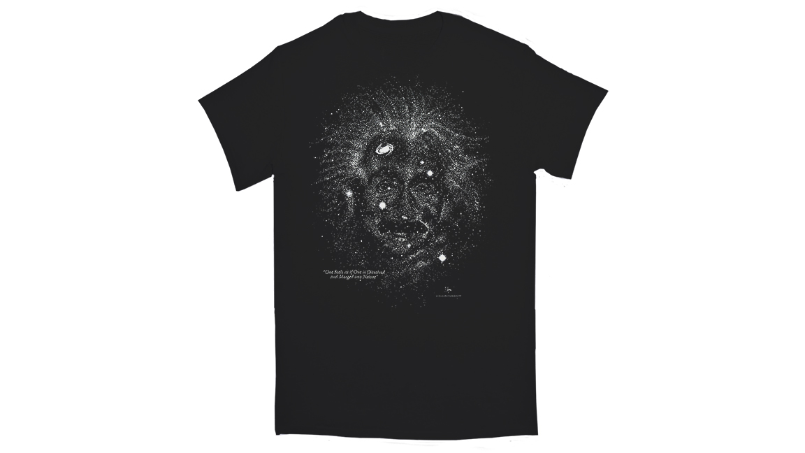 Einstein Starry Night Glow In Dark T-Shirt GONE